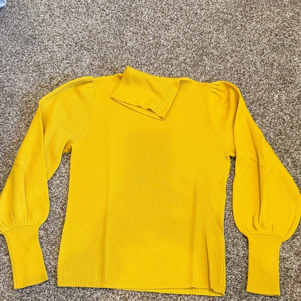 Mustard Yellow Women's Sweater